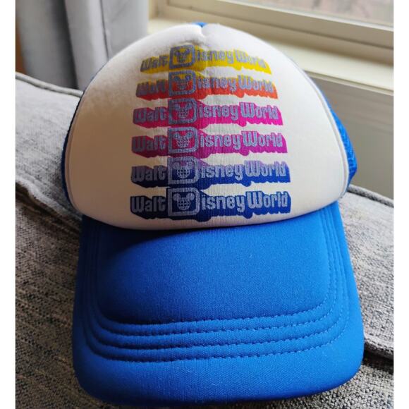 Authentic Disney Parks Vintage Walt Disney World Mesh Snap back Trucker Hat. - Picture 8 of 12